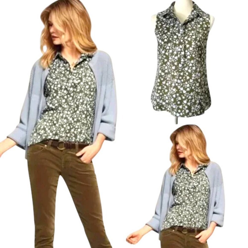 Like New Cabi Keepsake Sleeveless Blouse Size Medium